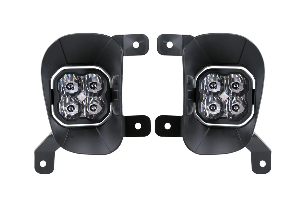 Ss3 Led Fog Light Kit For 2013-2018 Ram 1500 (W/ Amber Backlights) 1