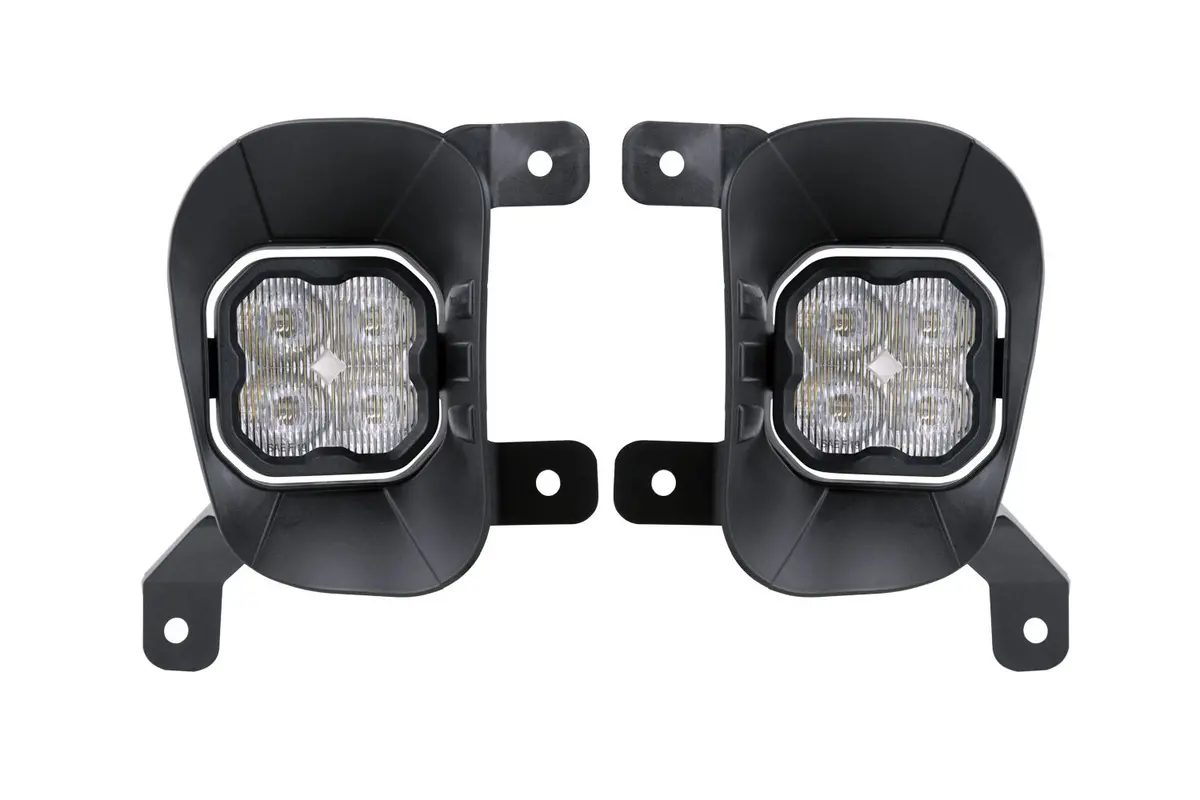 Ss3 Led Fog Light Kit For 2013-2018 Ram 1500 (W/ Amber Backlights) 1