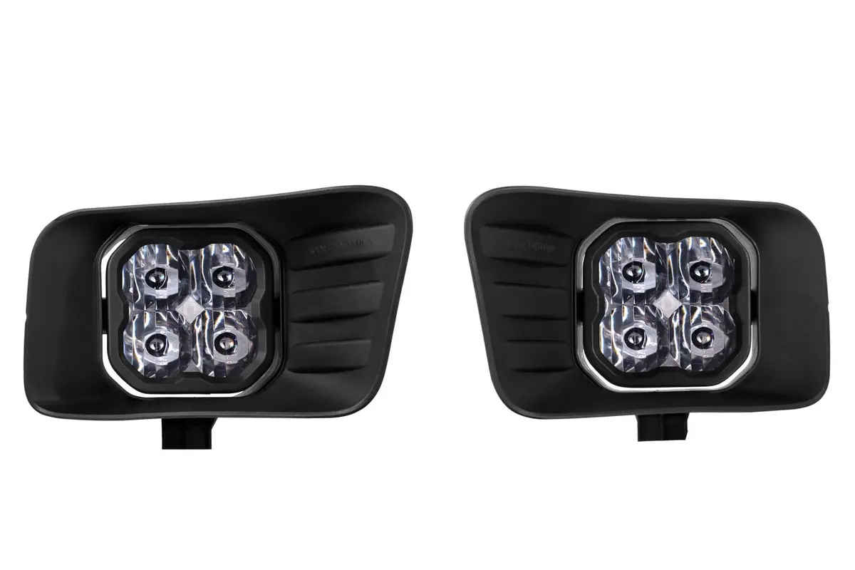 Ss3 Led Fog Light Kit For 2009-2012 Ram 1500 (W/ Amber Backlights) 1