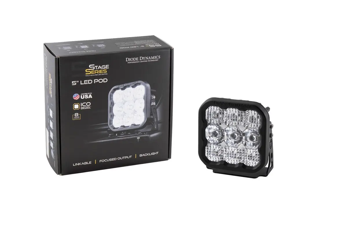 Ss5 White/Yellow Sport/Pro Led Pod (One) 5