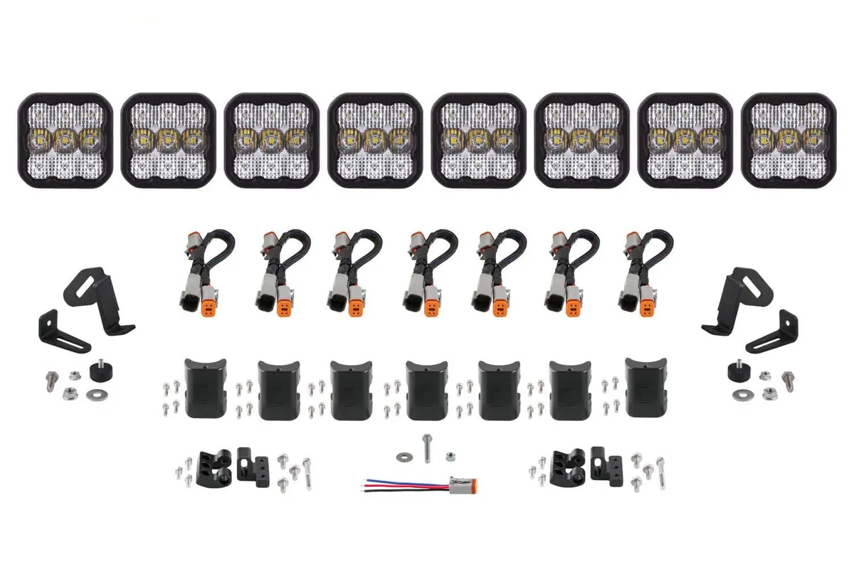 Ss5 Crosslink 8-Pod Led Light Bar (One) 1