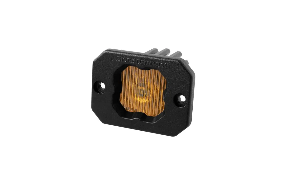 Stage Series C1 Yellow Sae Fog Flush Mount Led Pod (One) 1