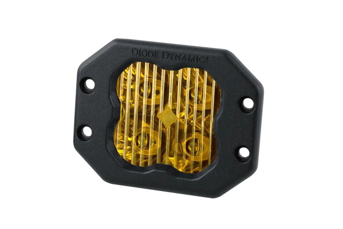 Ss3 Sae Yellow Sport Flush Mount Led Pod (One) 1