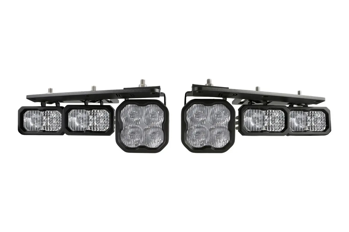 Stage Series Fog Pocket Kit For 2021-2025 Ford Bronco (W/ Steel Bumper) 1