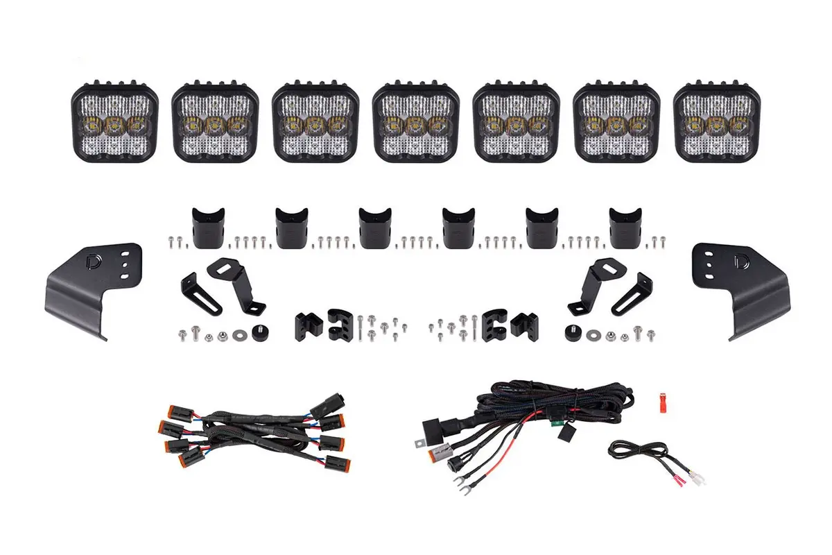 Ss5 Windshield Crosslink Lightbar Kit For 2021-2025 Ford Bronco 1