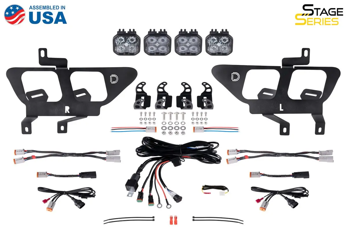 Stage Series Fog Pocket Kit For 2021-2023 Ford F-150 1