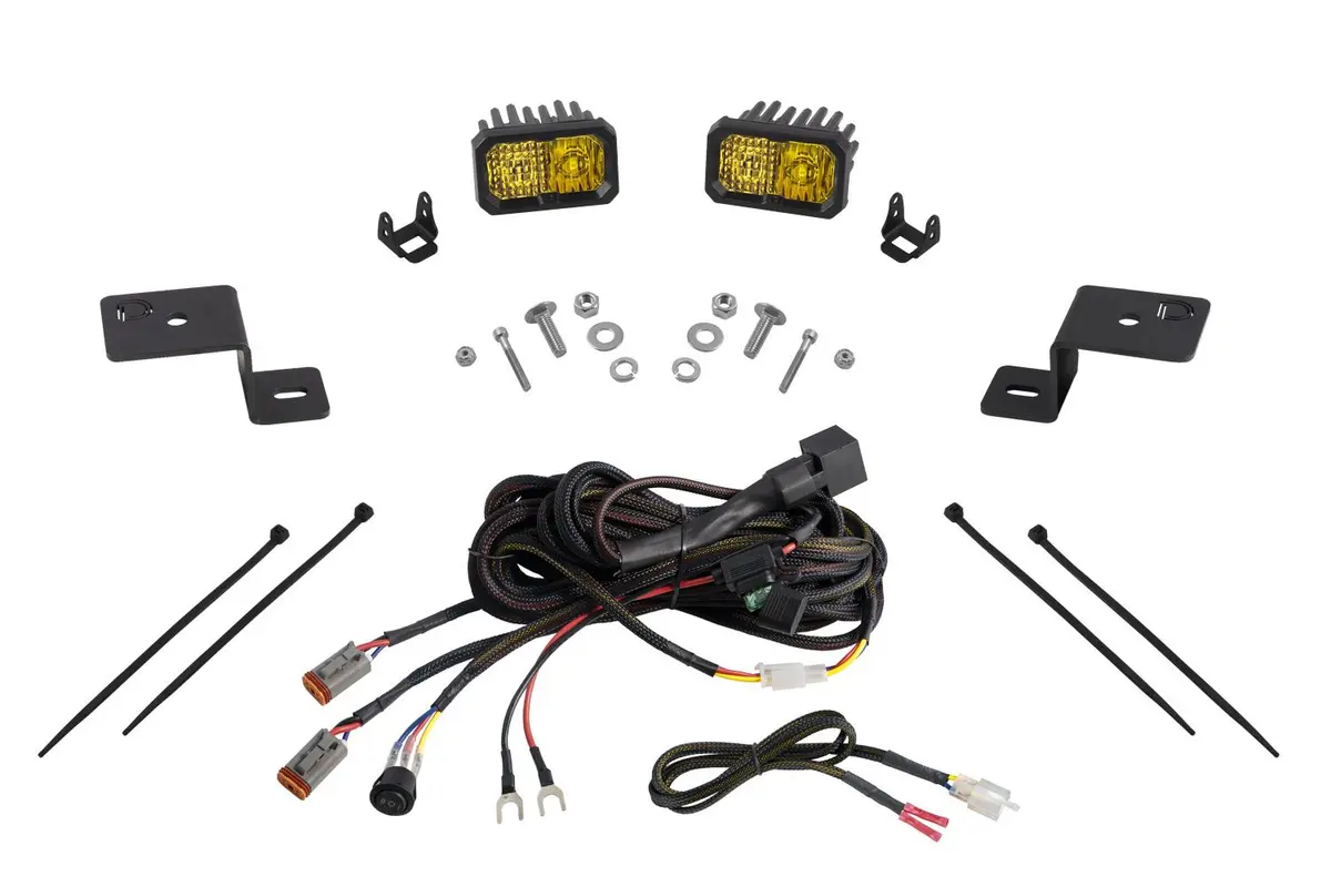 Stage Series Backlit Ditch Light Kit For 2021-2025 Ford F-150 2