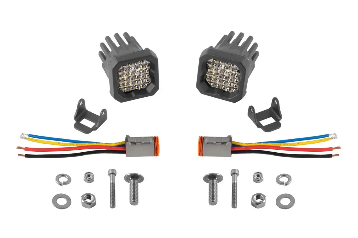 Stage Series C1r White Flood Standard Led Pod (Pair) 1