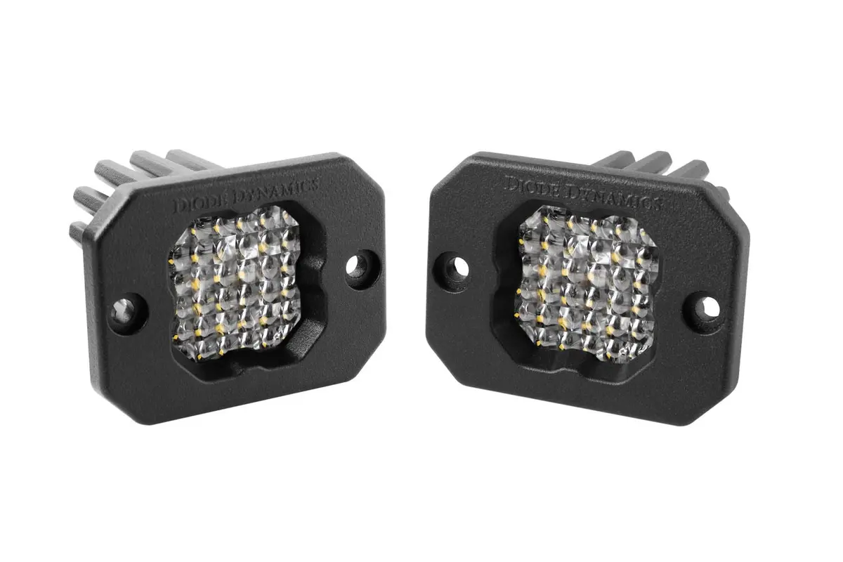 Stage Series C1r White Flood Flush Mount Led Pod (Pair) 1