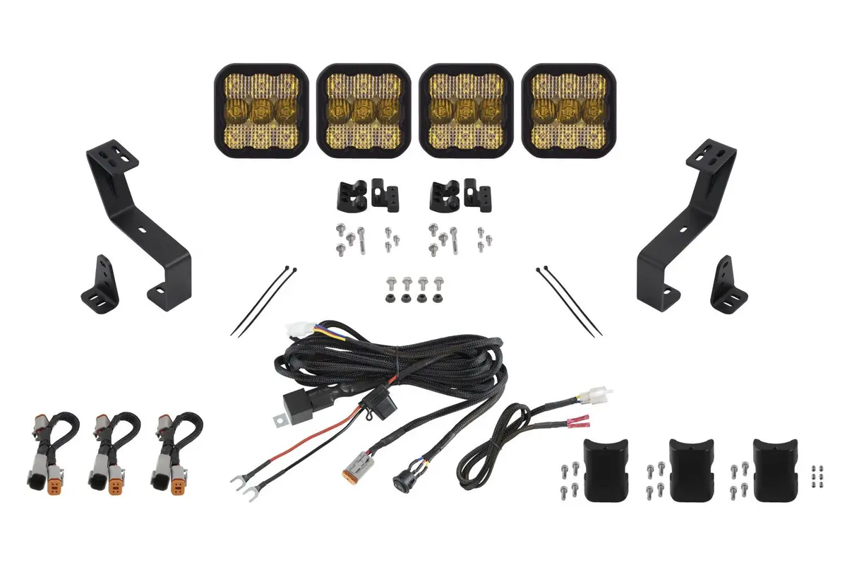 Ss5 Grille Crosslink Lightbar Kit For 2019-2023 Ram 1500 2