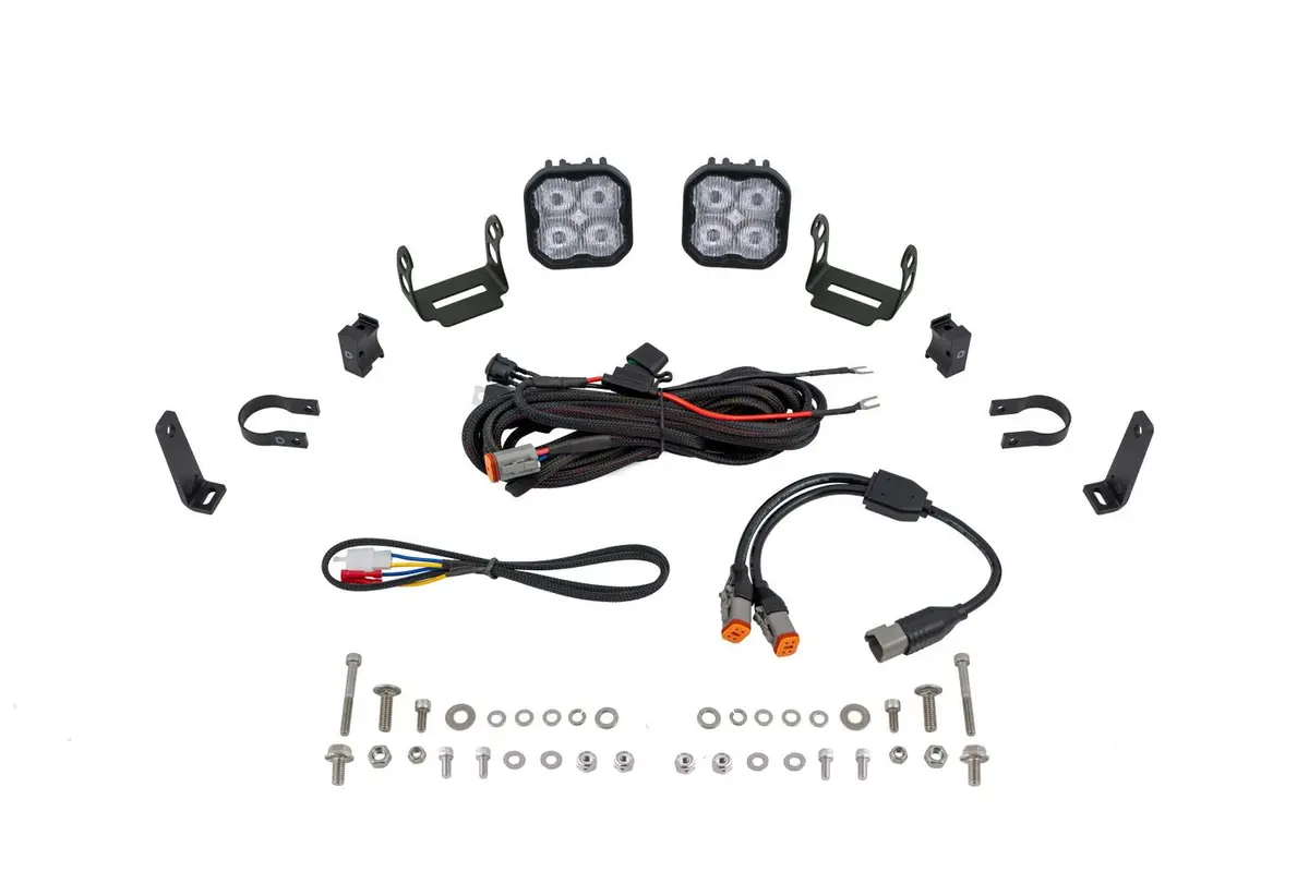 Ss3 Bumper Led Pod Light Kit For 2020-2023 Polaris Rzr Pro 9