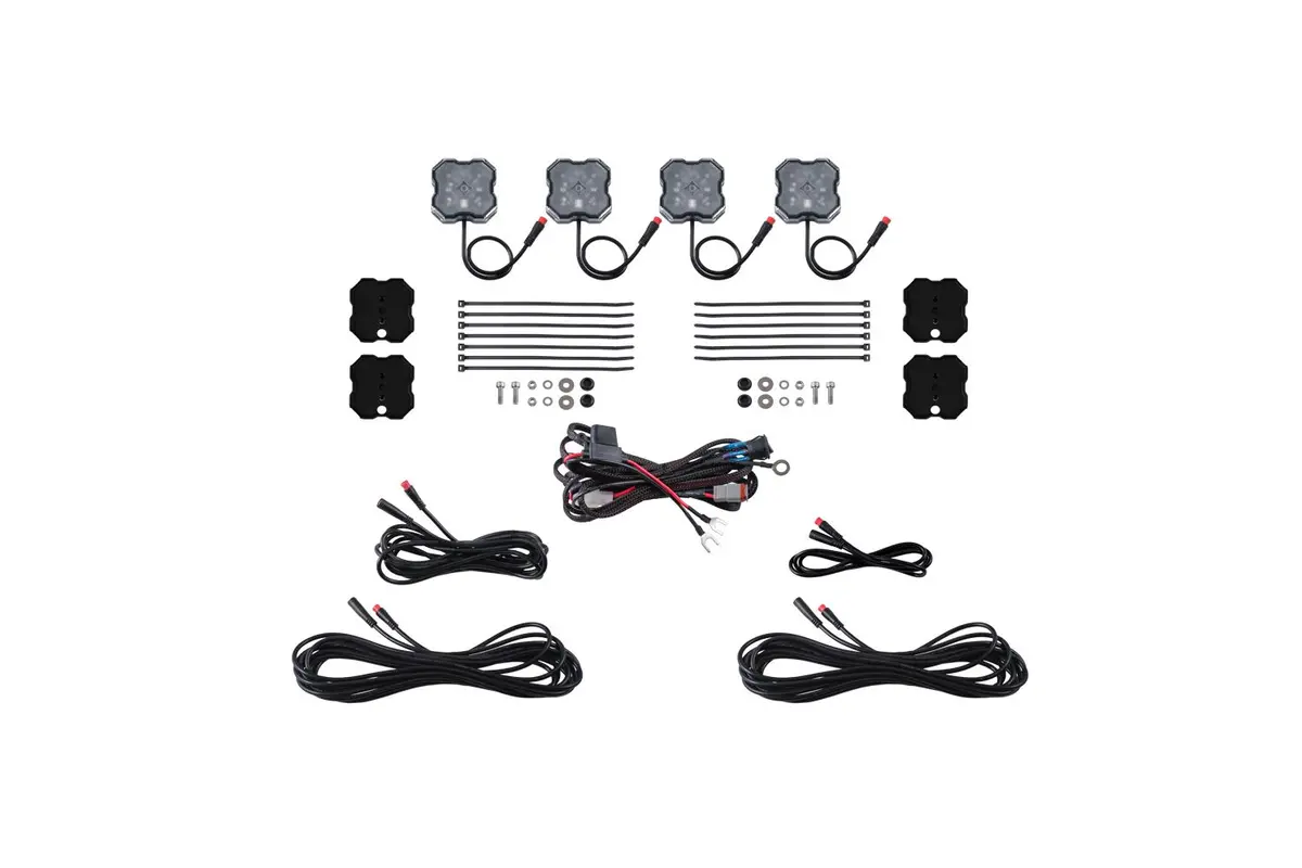 Stage Series Rgbw Led Rock Light Kit ( 4 / 8 / 12 ) Pack 6