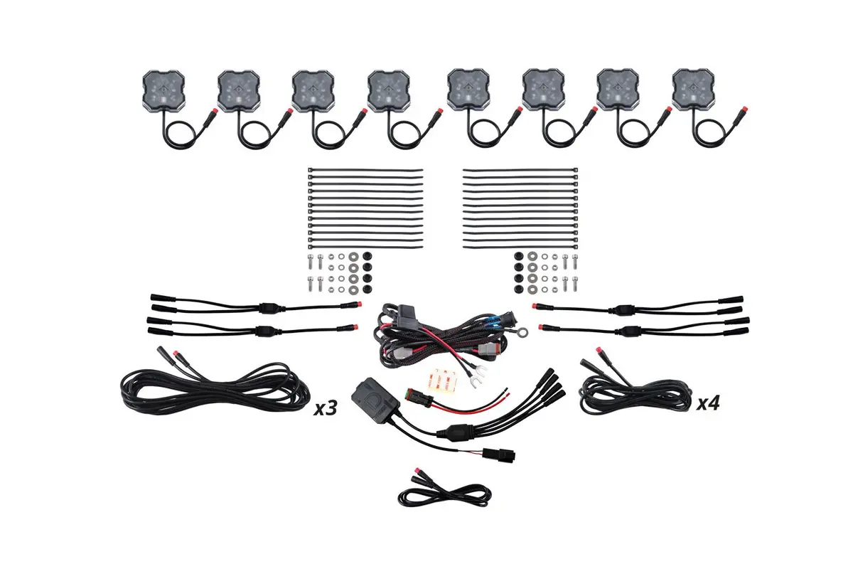 Stage Series Rgbw Led Rock Light Kit ( 4 / 8 / 12 ) Pack 11