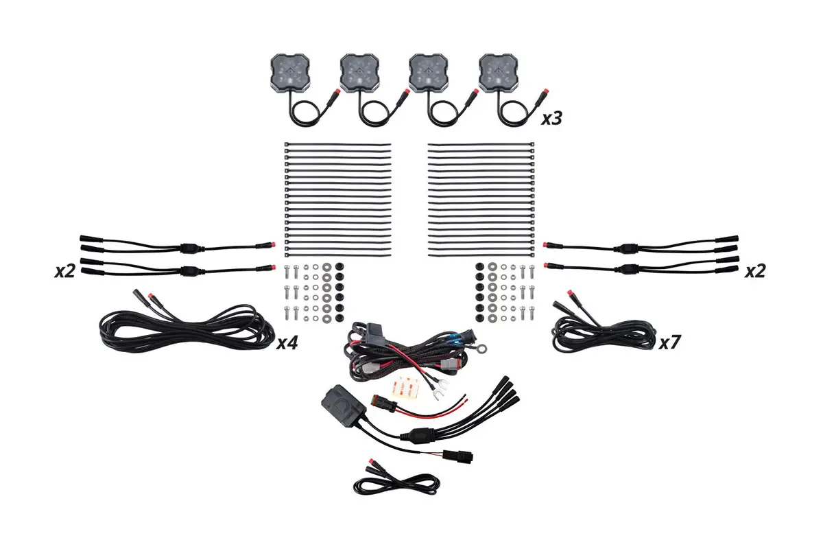 Stage Series Rgbw Led Rock Light Kit ( 4 / 8 / 12 ) Pack 11