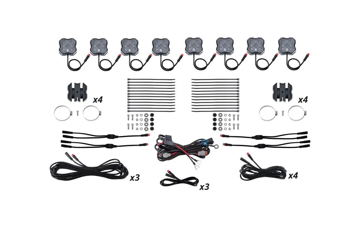 Stage Series Universal Rock Light Sxs Installer Kit (4 Or 8 Pack) 6