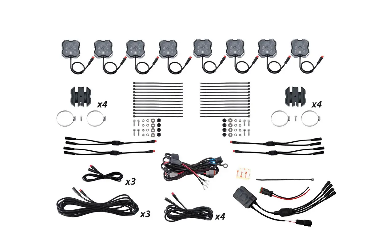Stage Series Universal Rock Light Sxs Installer Kit (4 Or 8 Pack) 5
