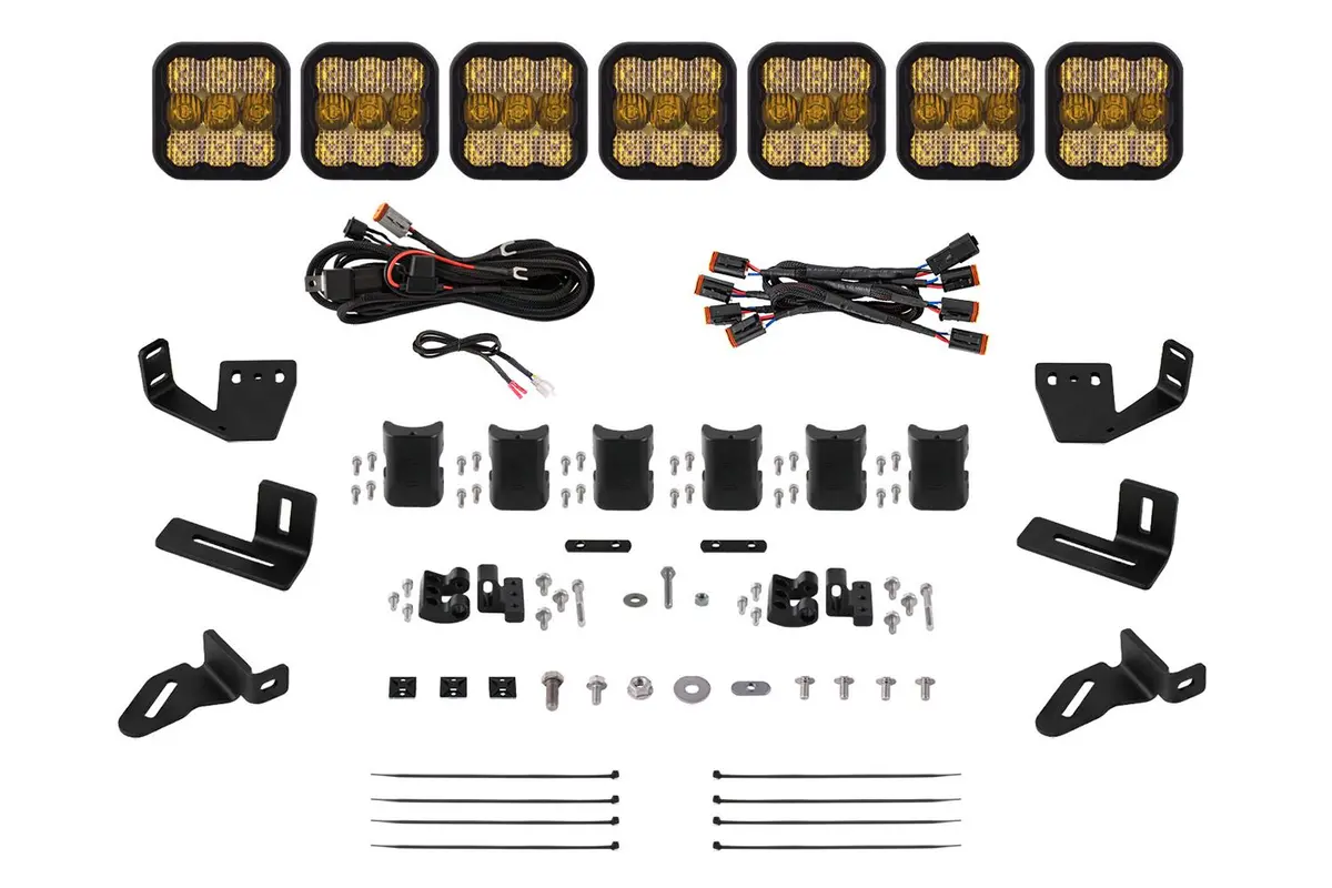 Ss5 Crosslink Lightbar Kit For Prinsu/Sherpa Roof Racks 15