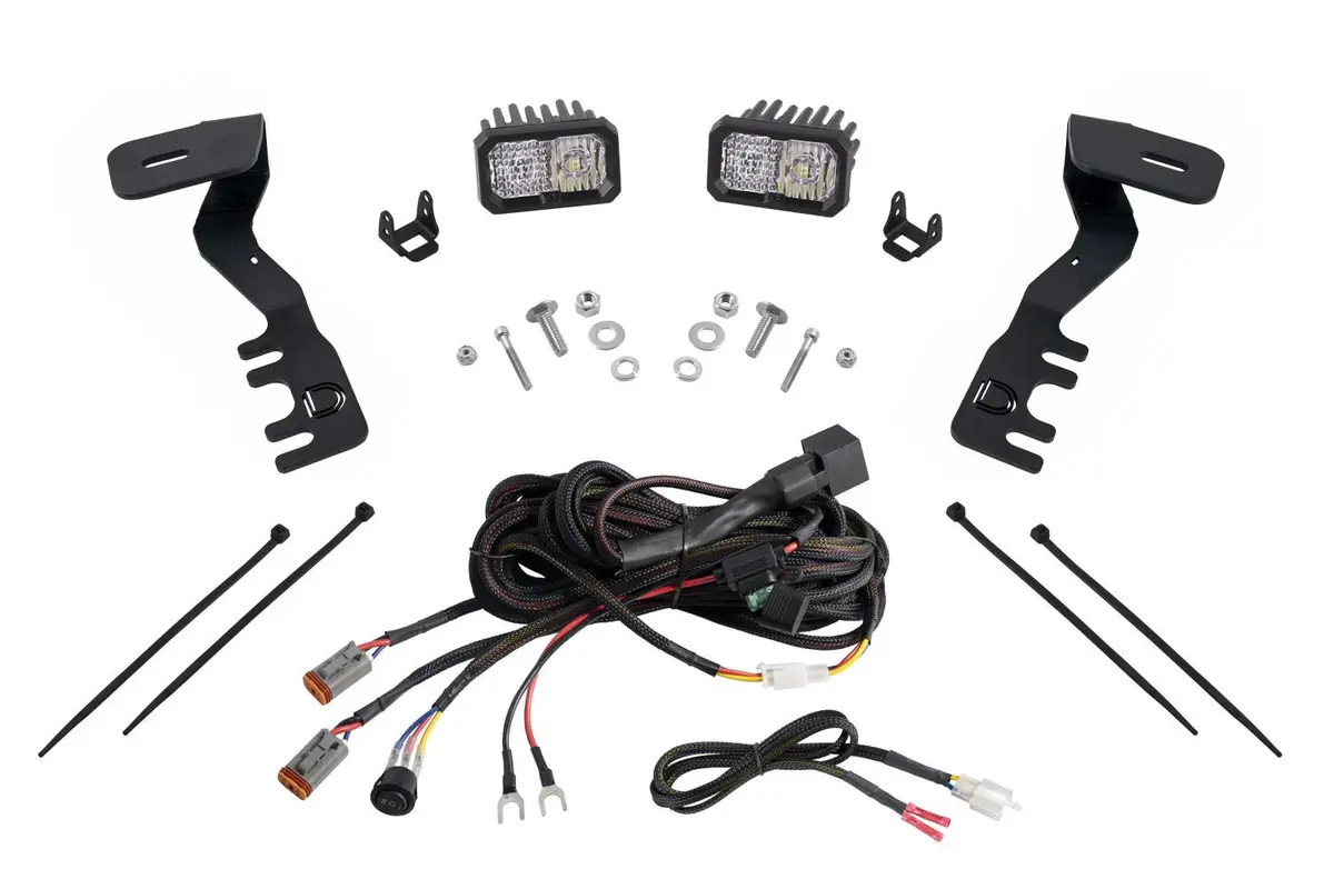 Diode Dynamics Stage Series Backlit Ditch Light Kit For 2024-2026 Toyota Tacoma 6