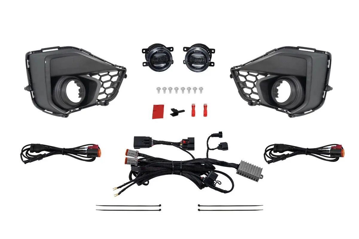 Ss3 / Elite Series Add-On Fog Lamp Kit For 2024-2025 Ford Mustang Ecoboost / Gt 9