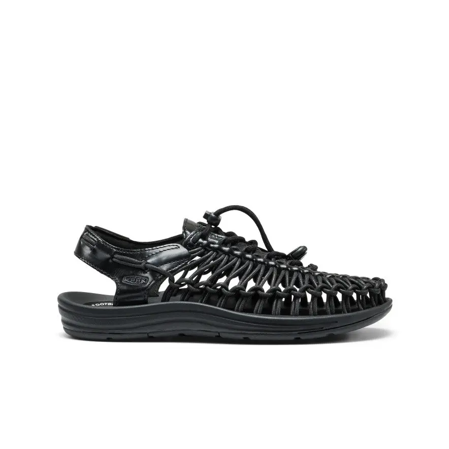 All Gender Uneek Leather Sneaker  |  Perseid Black 1