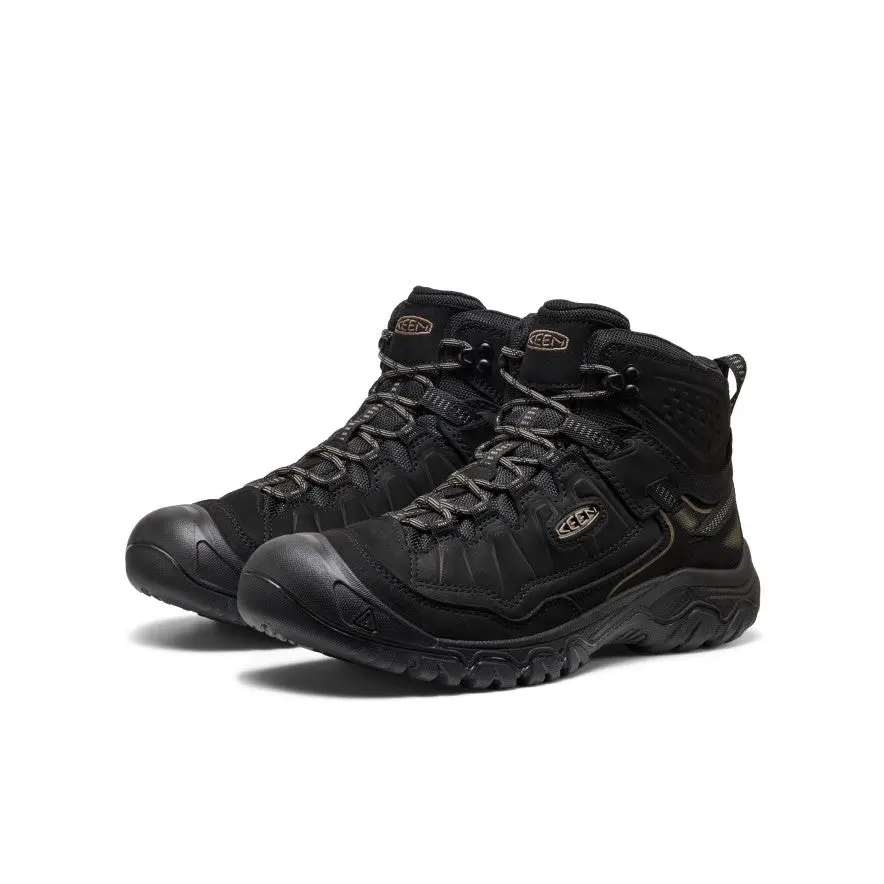 Men's Targhee Iv Wide Waterproof Hiking Boot | Triple Black 2