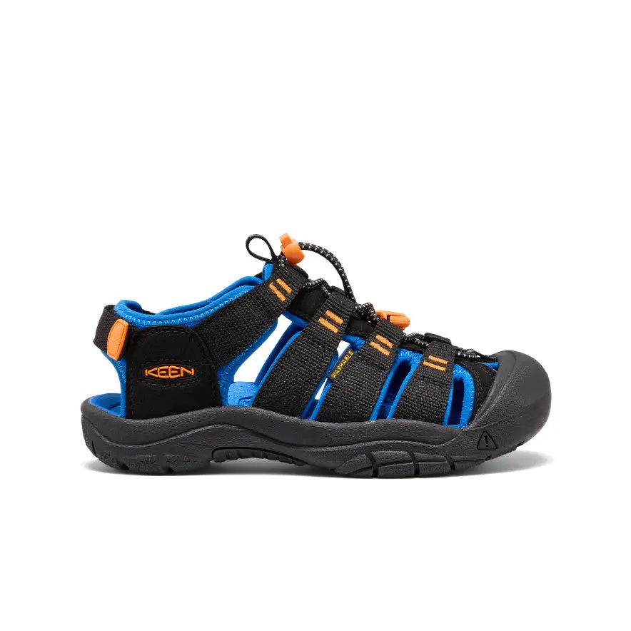 Big Kids' Newport Boundless Sandal  |  Black/Precious Blue 1