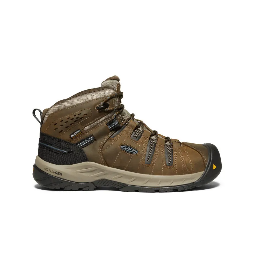 Men's Flint Ii Waterproof Boot (Steel Toe)  |  Cascade Brown/Orion Blue 1