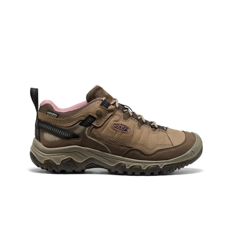 Women's Targhee Iv Waterproof Hiking Shoe  |  Brindle/Nostalgia Rose 1