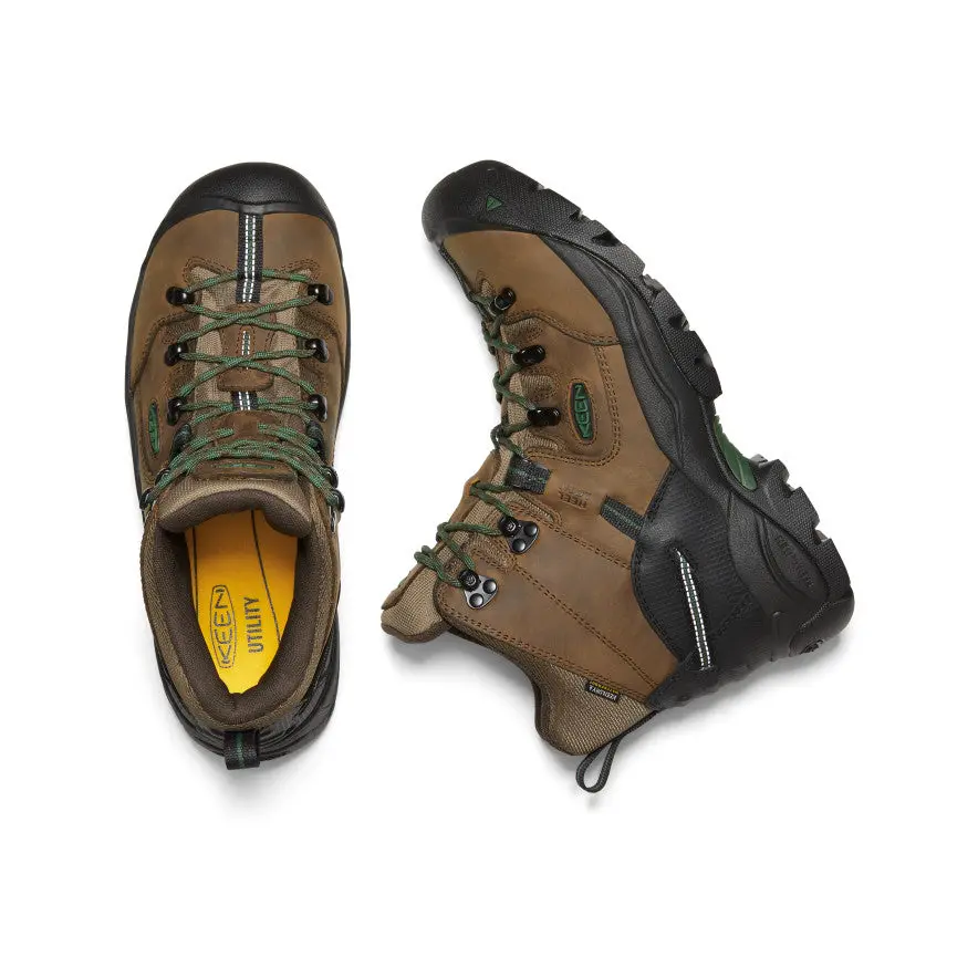 Men's Pittsburgh Energy 6" Waterproof Boot (Soft Toe) | Cascade Brown/Greener Pastures 4
