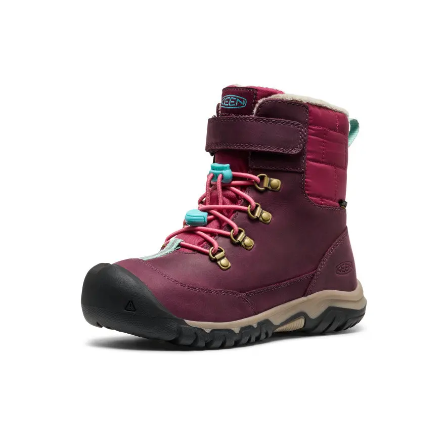 Big Kids' Kanibou Waterproof Winter Boot | Fig/Pink Lemonade 3