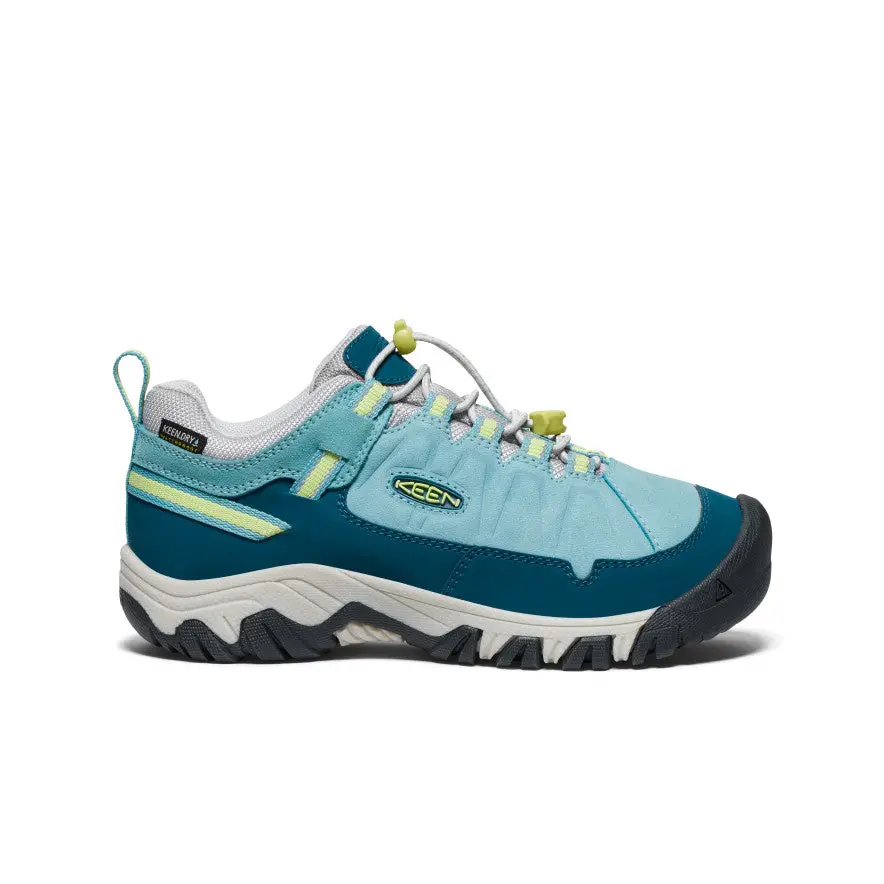 Big Kids' Targhee Iv Waterproof Hiking Shoe  |  Reef Waters/Daiquiri Green 1