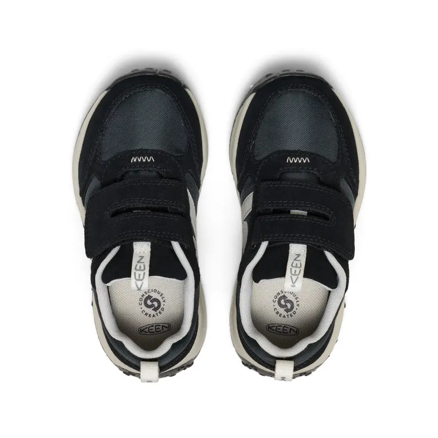Little Kids' Ks86 Sneaker | Black/Star White 4