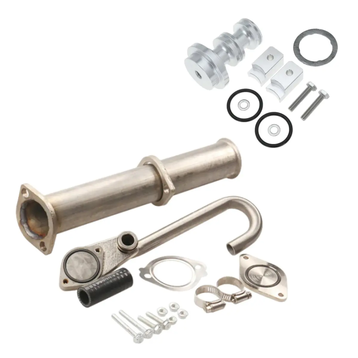 Egr Bypass Valve Delete Kit & Eliminator Spool For 2003-2010 6.0L Powerstroke Ford F250 F350 1