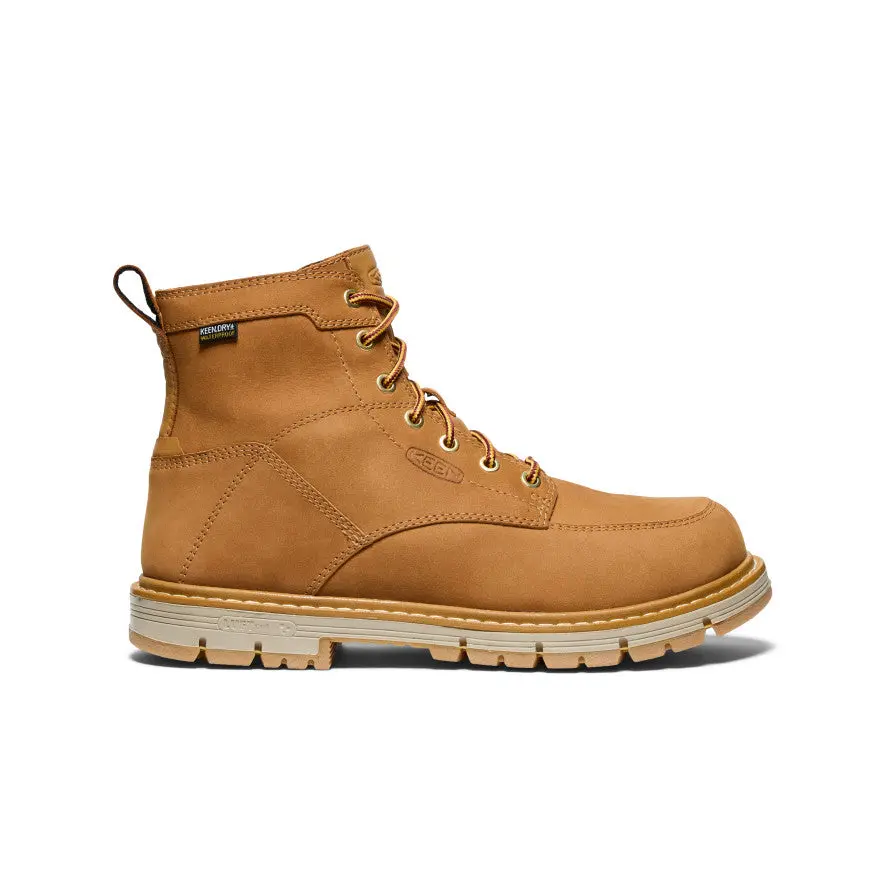 Men's San Jose 6" Waterproof 90° Heel Boot (Soft Toe)  |  Bistre/Gum 1