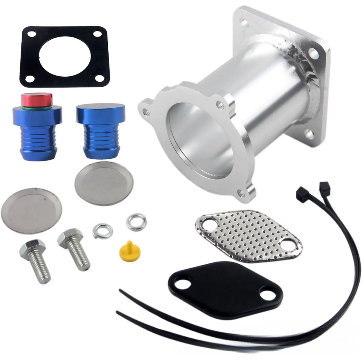 Egr Delete Kit Blanking Blue For 2002-2010 Bmw M47n2 M57n2 E87 E90 E91 E92 E93 E60 E61 1