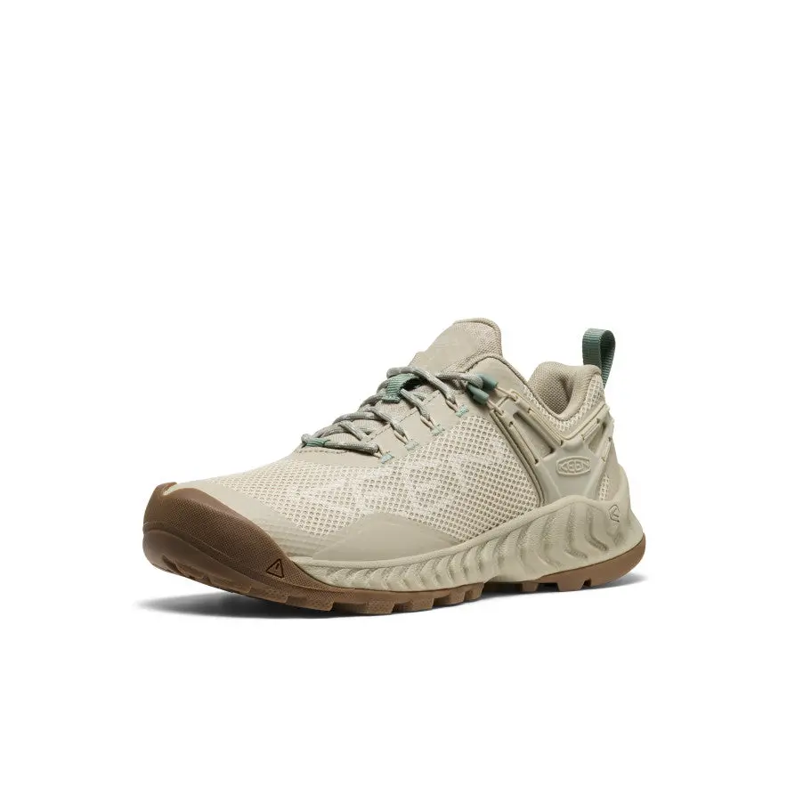 Women's Nxis Evo Waterproof Shoe | Abbey Stone/Iceberg Green 3