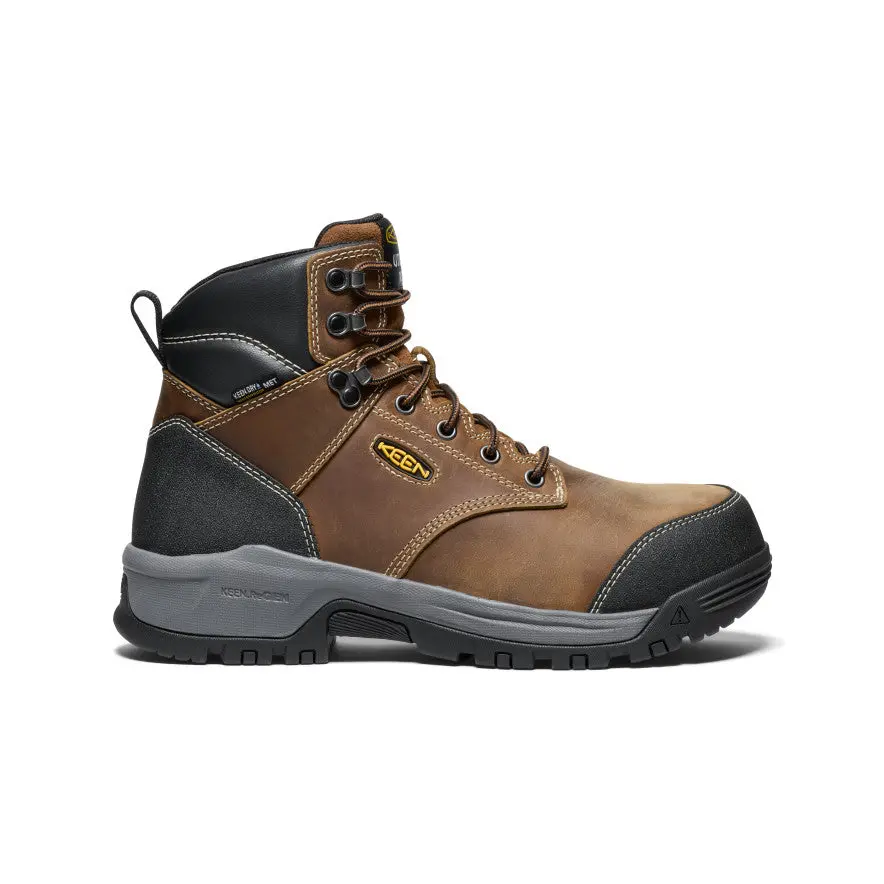 Men's Evanston 6" Waterproof Boot Int Met (Carbon Toe)  |  Bison/Black 1