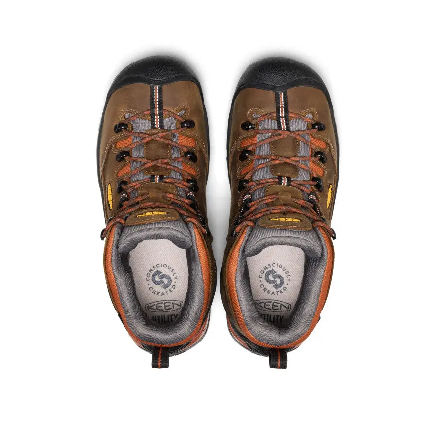 Men's Pittsburgh Energy 6" Waterproof Boot (Soft Toe) | Cascade Brown/Black 4