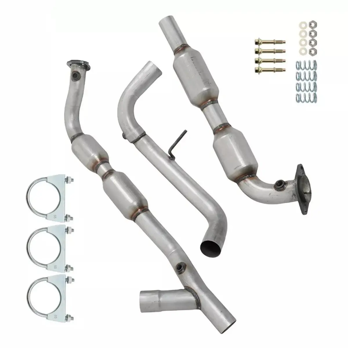 Exhaust Catalytic Converter Set For 1998-2000 Ford F-150 5.4L 4Wd 1