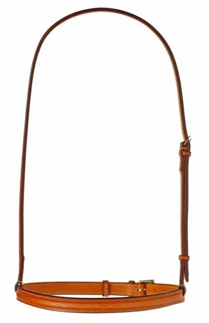 Edgewood Raised Fancy Padded Tack Noseband Caveson 1