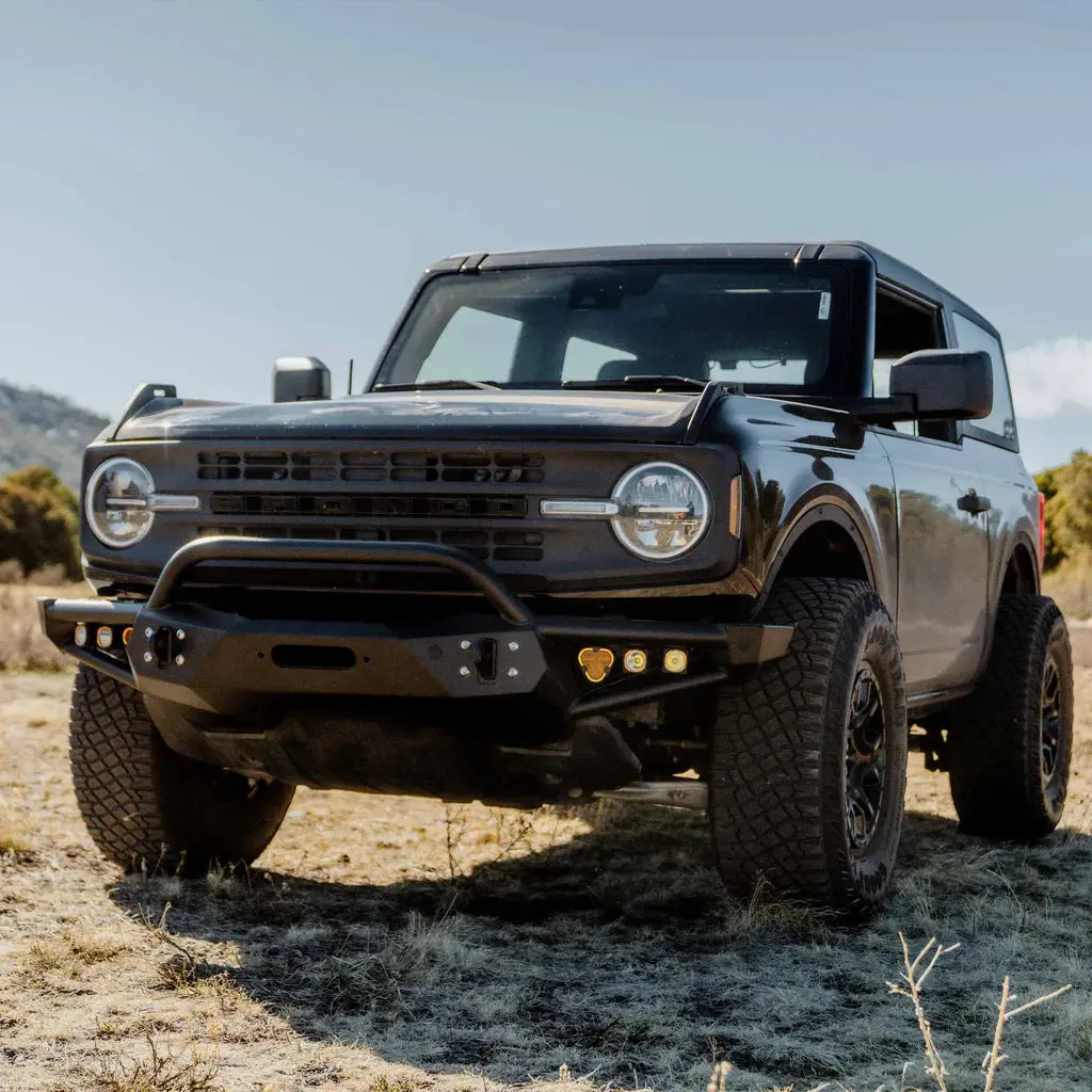 Kc Hilites Hybrid Front Bumper Off-Road Led Light Kit - Gen6 2021+ Ford Bronco - #97170 2
