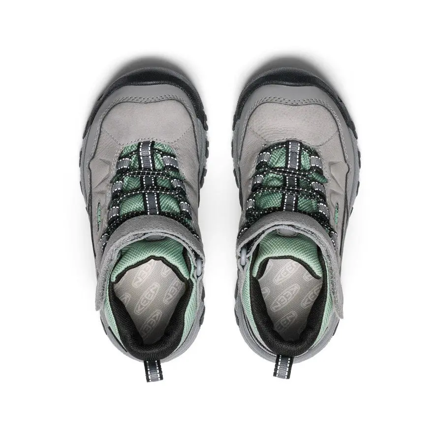 Little Kids' Targhee Iv Waterproof Hiking Boot | Alloy/Granite Green 4