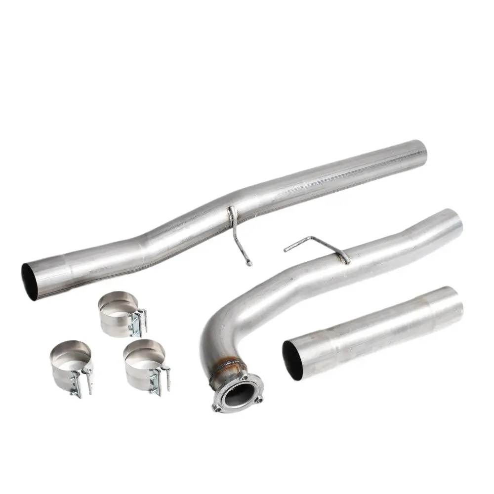 For 2015.5-2016 6.6 Duramax Lml Dpf & Cat Delete Pipe Fits Chevy Silverado 2500 3500 1