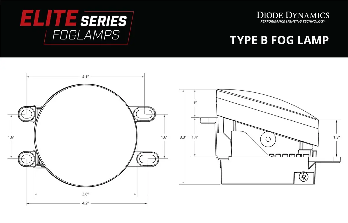 Elite Series Type B Fog Lamps For Toyota (Pair) 8