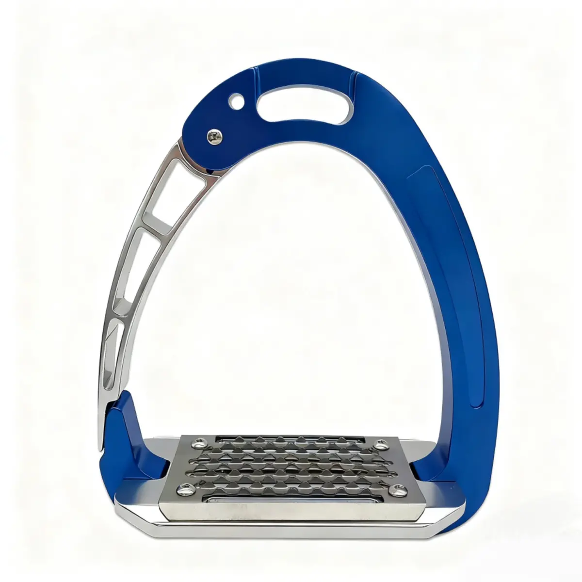 Equisafety Caballus Safety Stirrups - Single Arm Action & 5 Degree Inclination - Royal Navy 1