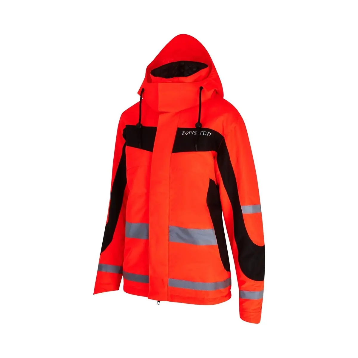 Equisafety Hi Vis Inverno Equestrian Riding Jacket - Red 1