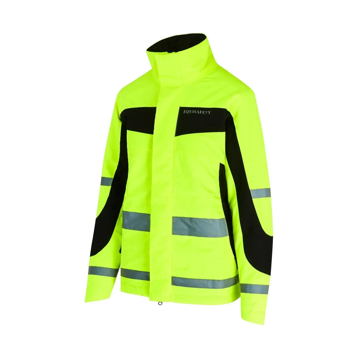 Equisafety Hi Viz Inverno Equestrian Riding Jacket - Yellow 1