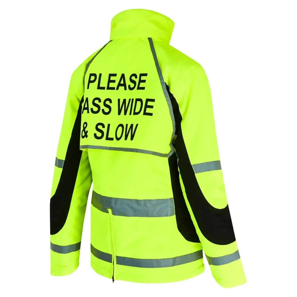 Equisafety Child Hi Viz Inverno Equestrian Riding Jacket - Yellow 3