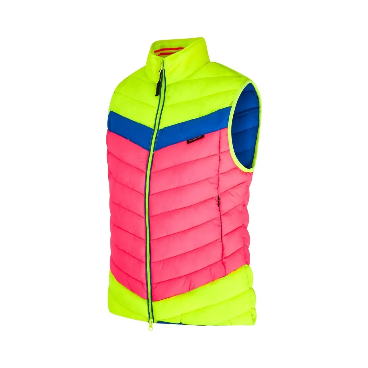 Equisafety Hi Viz Riding Gilet - Pink/Yellow 1