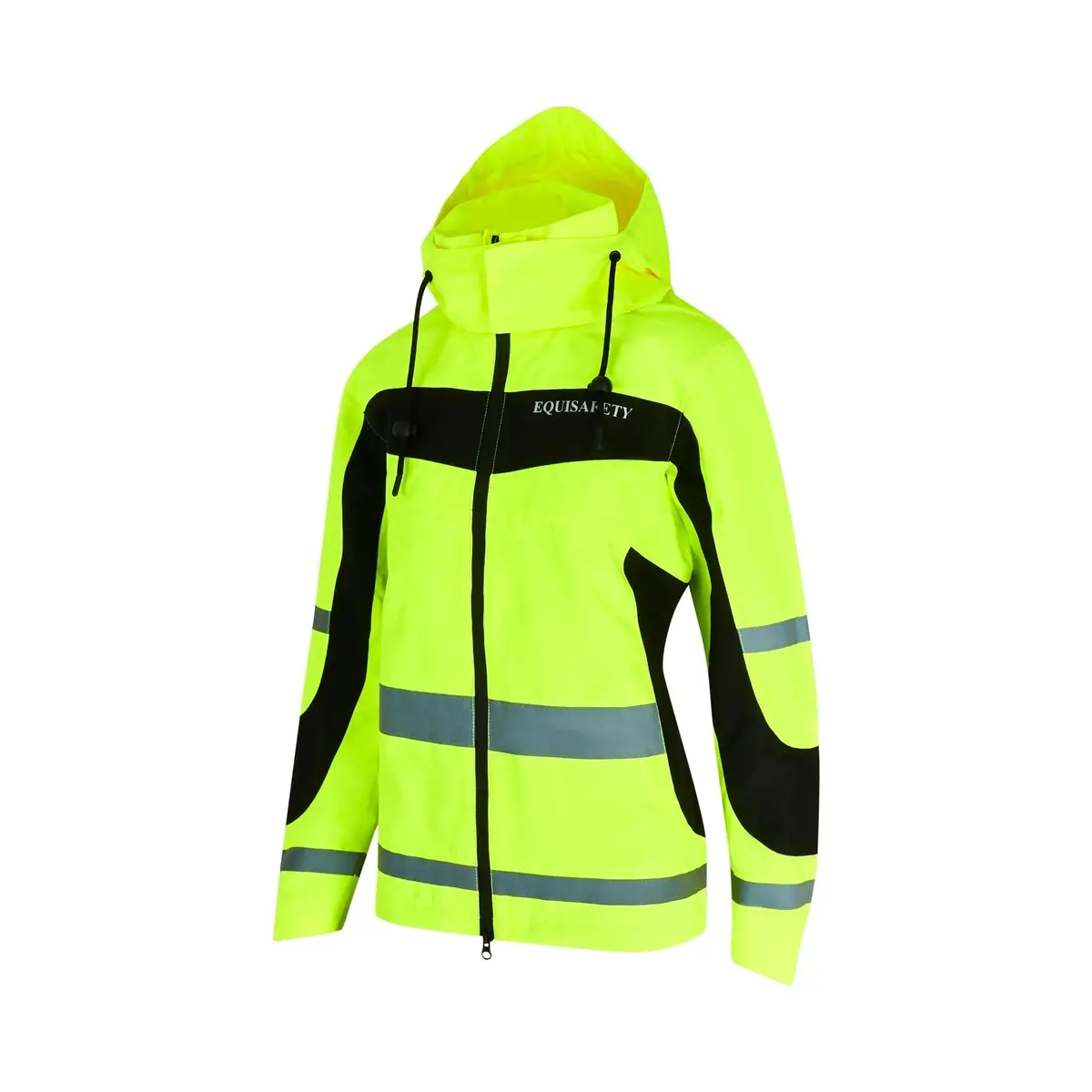 Equisafety Lightweight Waterproof Hi Vis Jacket - Yellow 1